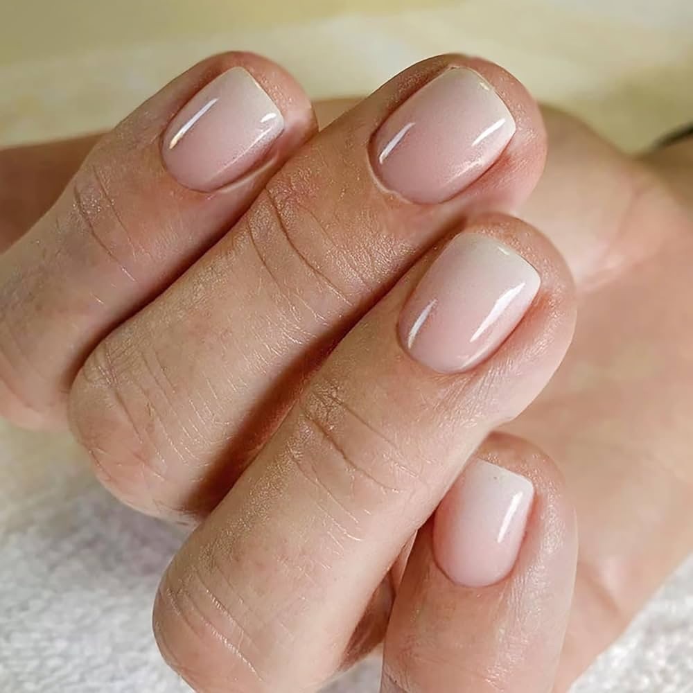 Nude Ombre Press On Nails